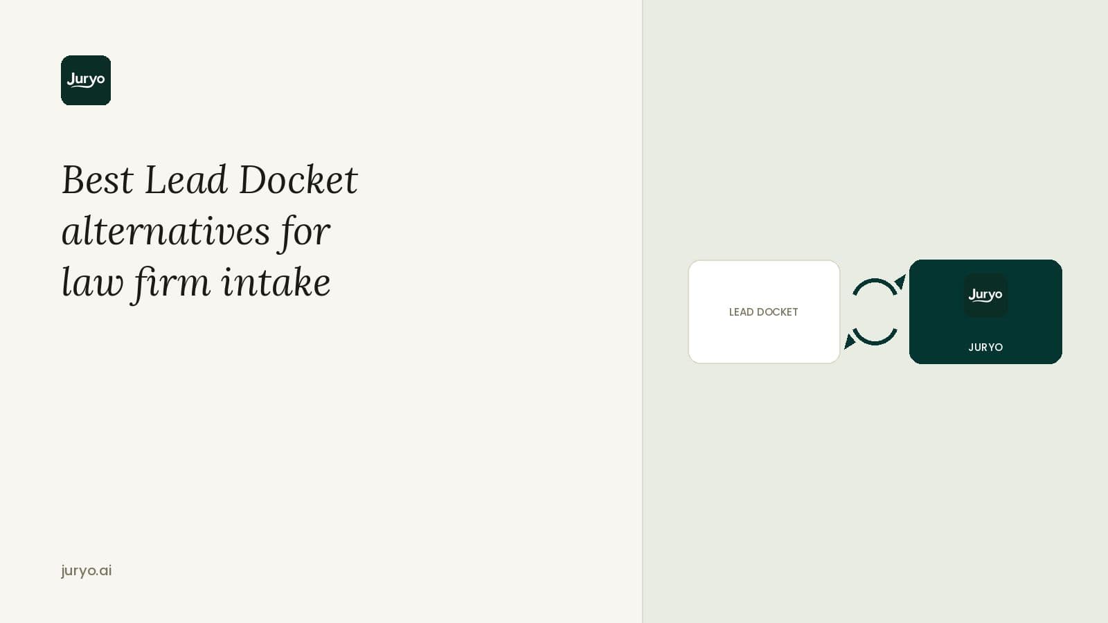 Best Lead Docket alternatives for law firm intake